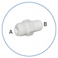 Κούμπωμα Ασφαλείας AQ-A4MC4-W in-line 1/4" σε αρσενικό 1/4"