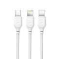 XO DATA CABLE NB103 1 TYPE C | LIGHTNING | MICRO USB 2,1Α white