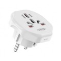 XO ADAPTER WL23 UK TO EUROPE white