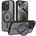 TECH-PROTECT MAGRING CASE IPHONE 15 PRO matte black backcover