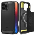 SPIGEN RUGGED ARMOR COMBATIBLE WITH MAGSAFE IPHONE 16 PRO MAX matte black backcover