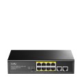 CUDY FS1010PG 8 PORT POE + 2 UPLINK GIGABIT + SWITCH, 120W